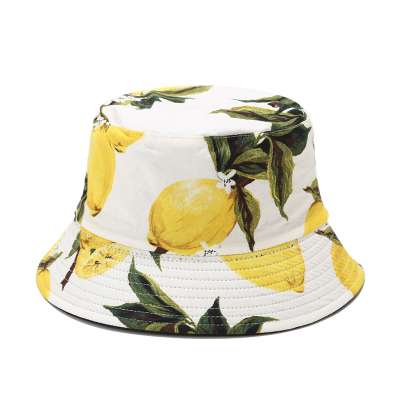 Artilady wholesale bucket hats Funny women hat Full Printing pineapple bucket hat for girl